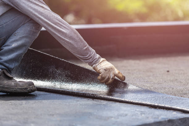 Professional Emergency Waterproofing technician working in Howard Lake, MN